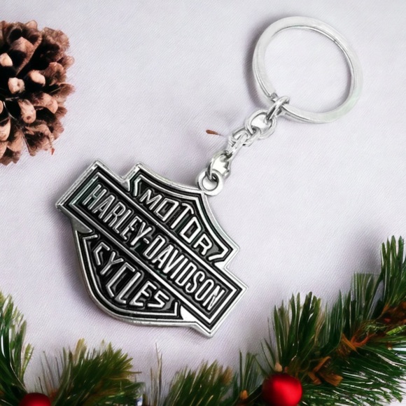 Harley Davidson Keychain Keyring Holder Fob Backpack Pendant Charm Keepsake Gift - Picture 13 of 13